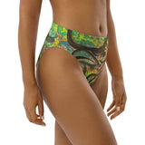 "Gallo Lindo" Recycled high-waisted bikini bottom
