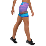 "Twilight At Bayshore" Yoga Shorts