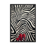 Zebra Love by Blake Emory Framed poster