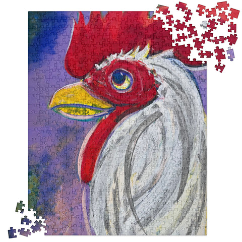 "Ybor Rooster" Jigsaw puzzle by Guillo Pérez III