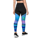 "Twilight At Bayshore" Sports Leggings