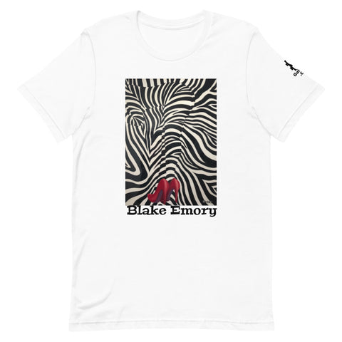 Zebra Love by Blake Emory Short-Sleeve Unisex T-Shirt